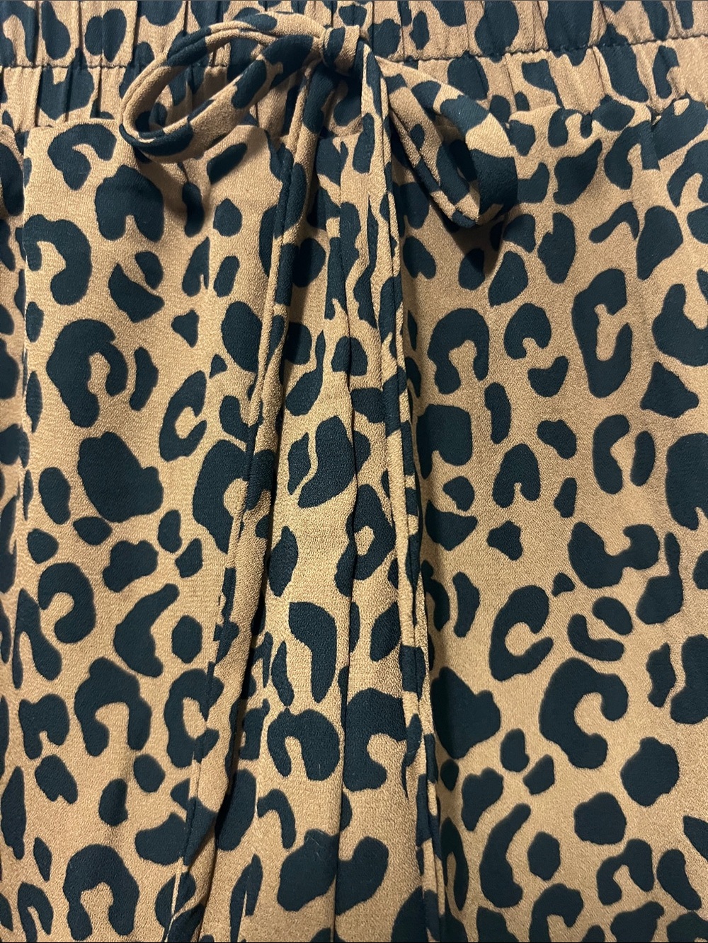 Leopard Print Ruffle Hem Shorts - Picture 4 of 5